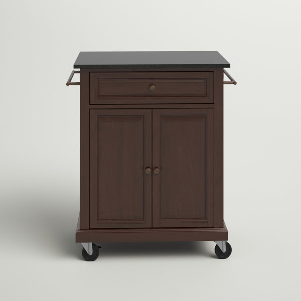 Three Posts™ Hedon Solid Wood Kitchen Cart & Reviews Wayfair